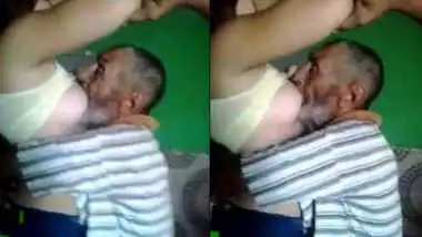 Arab Chubby Giving Boob Milk To Old man