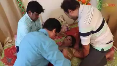 Leaked Hardcore Desi Group Sex Video Of Indian Wife With Three Lovers -  Indian Porn Tube Video