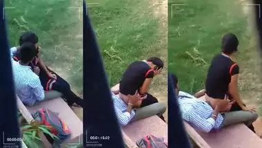 Indian Girl Frolics With Sex Lover In The Park Being Filmed By A Voyeur -  Indian Porn Tube Video