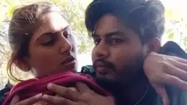 Hard boob press and fondling video of dehati lovers