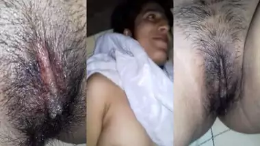 Hairy pussy Desi girl loses her virginity to her lover
