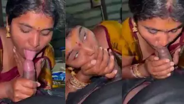 Married lady gives a Telugu blowjob to her ex-lover